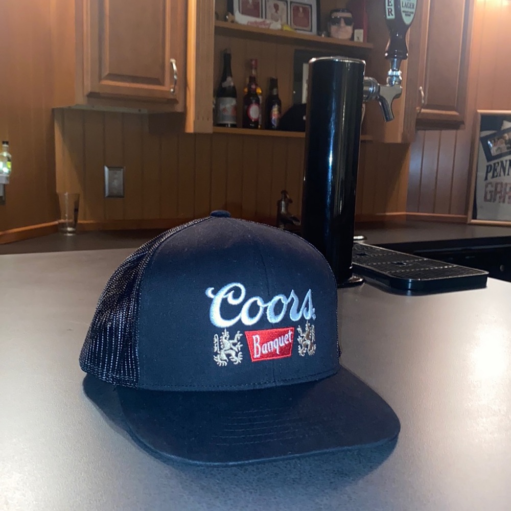 Black Britton Coors Banquet Trucker Hat